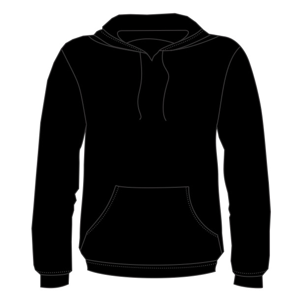USA Made Super Heavy Oversized Hooded Sweatshirt FIELDS Printwear