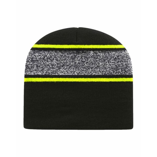 USA-Made Variegated Striped Beanie Thumbnail