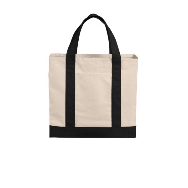 Cotton Canvas Two Tone Tote Thumbnail