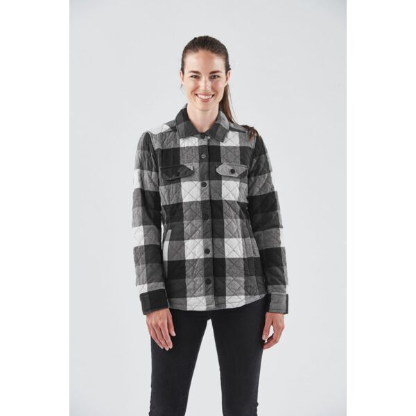 WOMEN'S QUILTED PLAID SHACKET Thumbnail