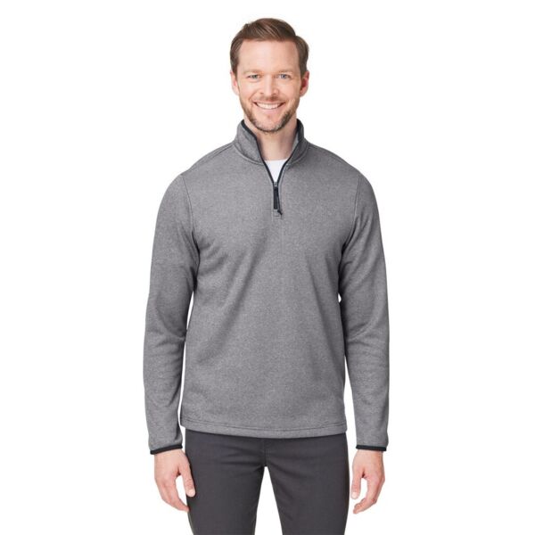 Men's Venture Heathered Stripe Quarter-Zip Pullover Thumbnail