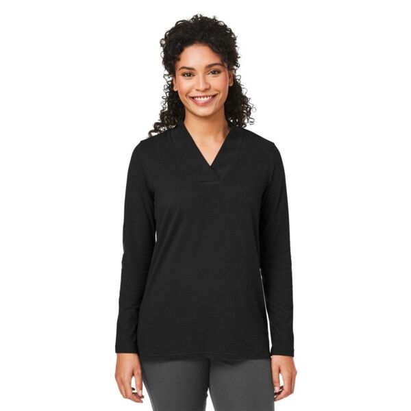 Women's Raleigh Shawl Collar Knit Top Thumbnail