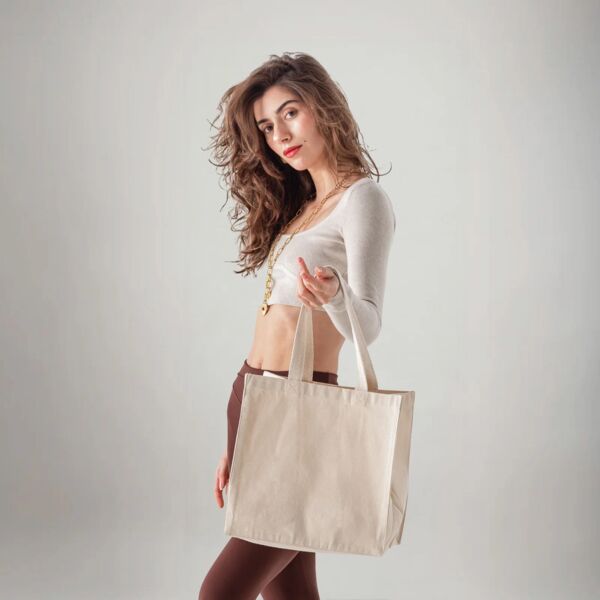 Medium Square Canvas Tote Thumbnail