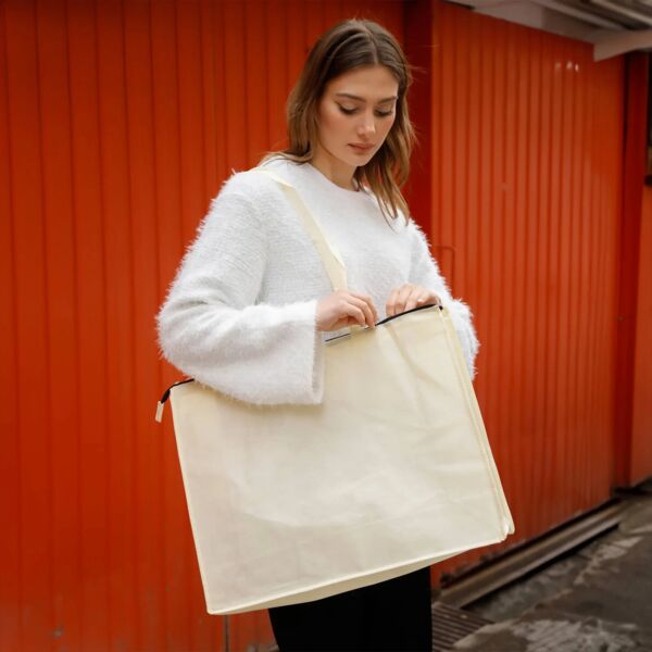 Carry All Zippered Non-Woven Tote Thumbnail