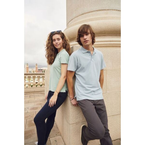 Clique Addison All Cotton Pique Short Sleeve Mens Polo Thumbnail