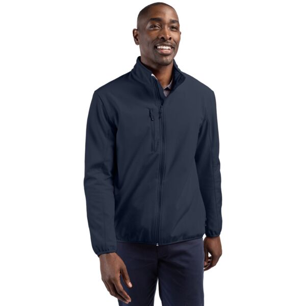 Clique Trail Eco Stretch Softshell Full Zip Mens Jacket Thumbnail
