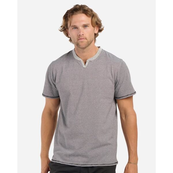 Men's Striped V-Notch T-Shirt Thumbnail