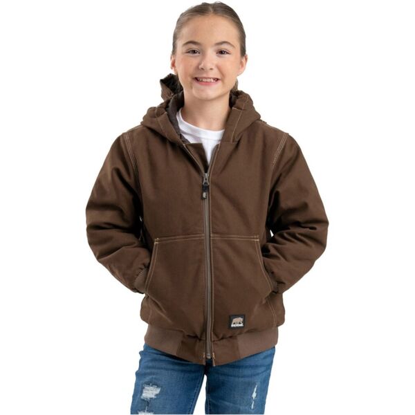 Youth Highland Softstone Duck Hooded Jacket Thumbnail