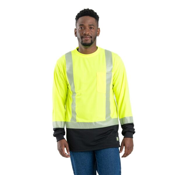 Men's Hi-Vis Class 3 Color Blocked T-Shirt Thumbnail