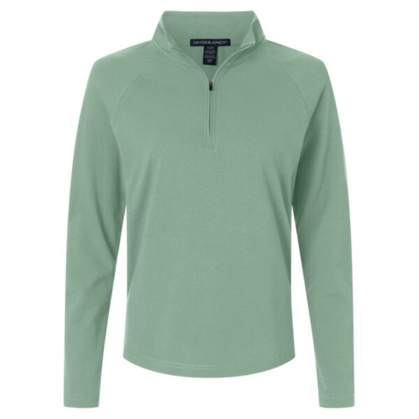 Women's Seaton Pebble Textured Quarter-Zip Pullover Thumbnail