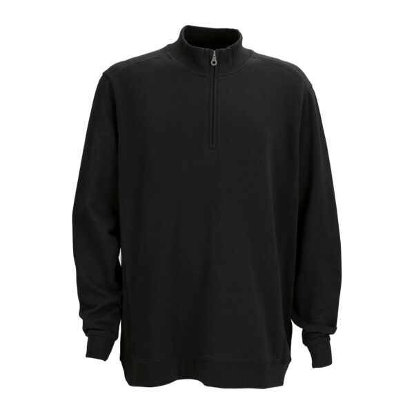 Premium Cotton 1/4-Zip Fleece Pullover Thumbnail
