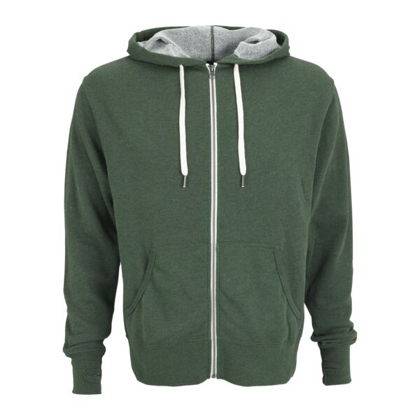 Unisex Heather French Terry Full-Zip Hoodie Thumbnail