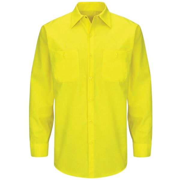Men's Enhanced & Hi-Visibility Long Sleeve Work Shirt Thumbnail