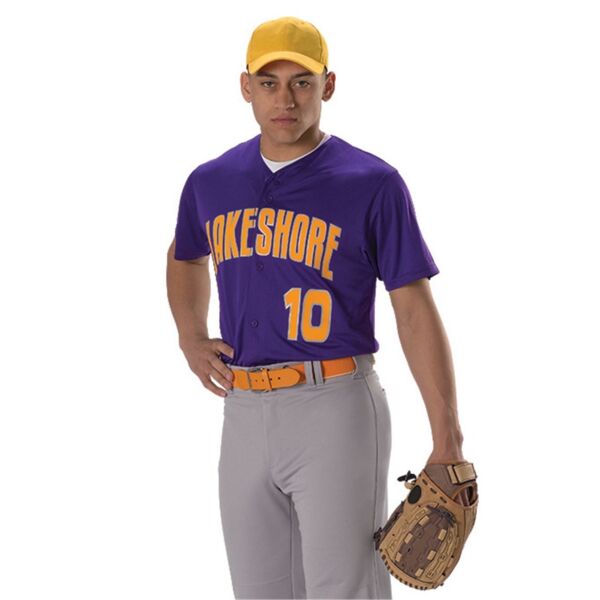 Youth Full Button Lightweight Baseball Jersey Thumbnail