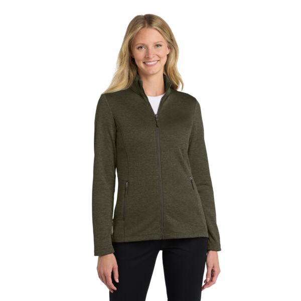 Women's Collective Striated Fleece Jacket Thumbnail