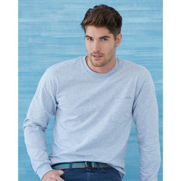 Ultra Cotton® Long Sleeve Pocket T-Shirt Thumbnail