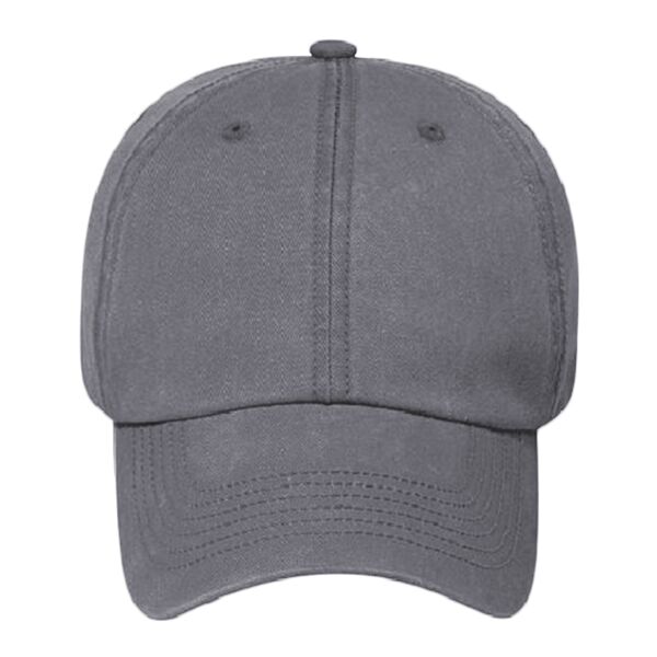 OTTO Garment Washed Pigment Dyed Cotton Twill Six Panel Low Profile Dad Hat Thumbnail