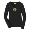 Ladies Long Sleeve Fan Favorite V Neck Tee Thumbnail