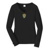 Ladies Long Sleeve Fan Favorite V Neck Tee Thumbnail