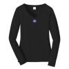 Ladies Long Sleeve Fan Favorite V Neck Tee Thumbnail