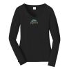 Ladies Long Sleeve Fan Favorite V Neck Tee Thumbnail
