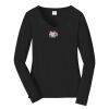 Ladies Long Sleeve Fan Favorite V Neck Tee Thumbnail