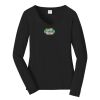 Ladies Long Sleeve Fan Favorite V Neck Tee Thumbnail