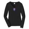 Ladies Long Sleeve Fan Favorite V Neck Tee Thumbnail