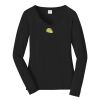 Ladies Long Sleeve Fan Favorite V Neck Tee Thumbnail