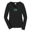 Ladies Long Sleeve Fan Favorite V Neck Tee Thumbnail