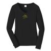 Ladies Long Sleeve Fan Favorite V Neck Tee Thumbnail