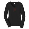 Ladies Long Sleeve Fan Favorite V Neck Tee Thumbnail