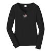 Ladies Long Sleeve Fan Favorite V Neck Tee Thumbnail