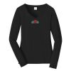 Ladies Long Sleeve Fan Favorite V Neck Tee Thumbnail