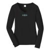 Ladies Long Sleeve Fan Favorite V Neck Tee Thumbnail