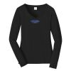 Ladies Long Sleeve Fan Favorite V Neck Tee Thumbnail