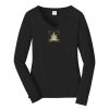 Ladies Long Sleeve Fan Favorite V Neck Tee Thumbnail