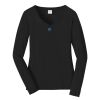Ladies Long Sleeve Fan Favorite V Neck Tee Thumbnail