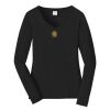 Ladies Long Sleeve Fan Favorite V Neck Tee Thumbnail