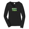 Ladies Long Sleeve Fan Favorite V Neck Tee Thumbnail