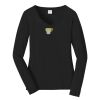 Ladies Long Sleeve Fan Favorite V Neck Tee Thumbnail