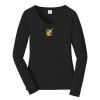 Ladies Long Sleeve Fan Favorite V Neck Tee Thumbnail