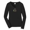 Ladies Long Sleeve Fan Favorite V Neck Tee Thumbnail