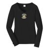 Ladies Long Sleeve Fan Favorite V Neck Tee Thumbnail