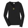 Ladies Long Sleeve Fan Favorite V Neck Tee Thumbnail
