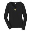Ladies Long Sleeve Fan Favorite V Neck Tee Thumbnail