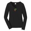 Ladies Long Sleeve Fan Favorite V Neck Tee Thumbnail