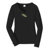Ladies Long Sleeve Fan Favorite V Neck Tee Thumbnail