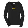 Ladies Long Sleeve Fan Favorite V Neck Tee Thumbnail