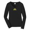 Ladies Long Sleeve Fan Favorite V Neck Tee Thumbnail